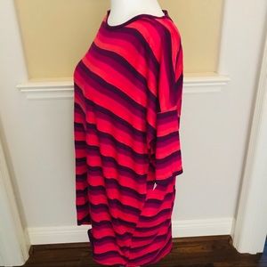 Pink Fuchsia and purple tunic top